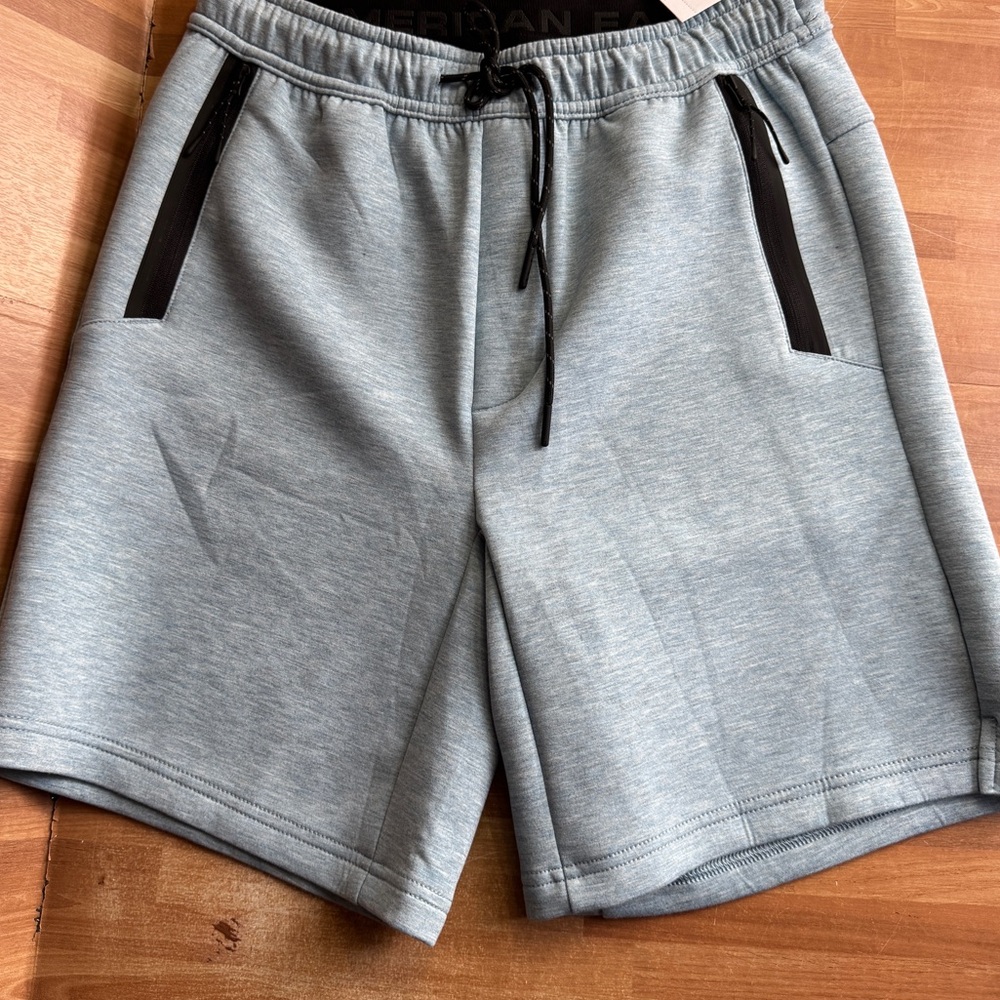 American Eagle 24/7 Jogger Shorts, light blue, size XS